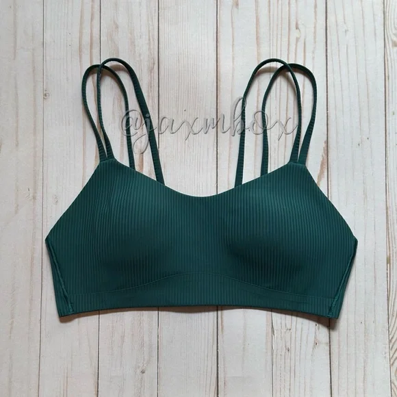 Lululemon Like a Cloud Ribbed Bra *Light Support, B/C Cup Storm Teal Size 6 - Picture 6 of 10